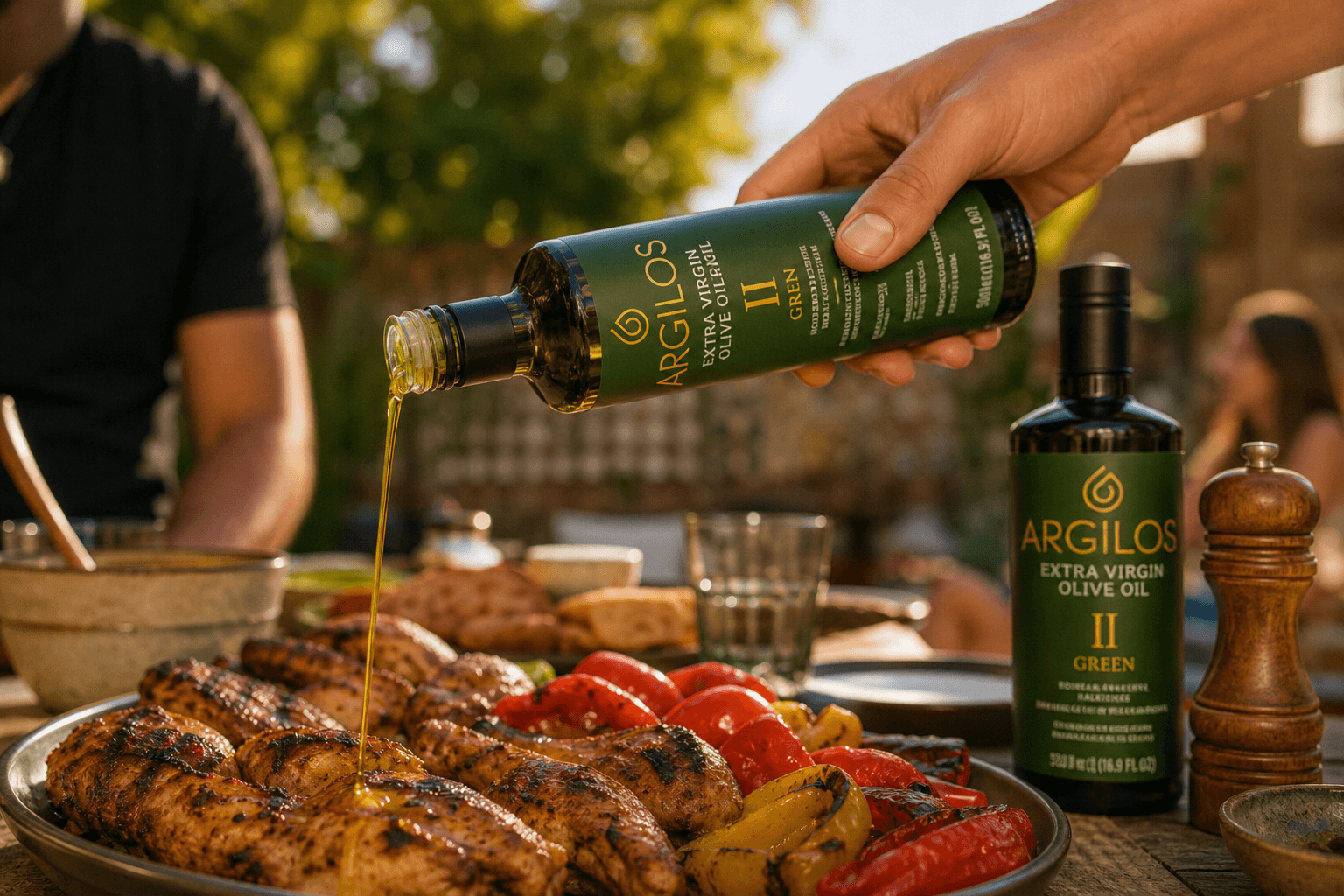 Argilos II с птиче на скара